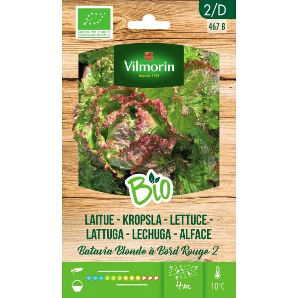 Kropsla Batavia Blonde à Bord Rouge BIO 1 Kropsla Batavia Blonde à Bord Rouge BIO