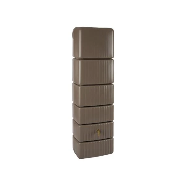 Regenton Muurmodel Slim 650 Liter + Kraan - Taupe 1 Regenton Muurmodel Slim 650 Liter + Kraan - Taupe