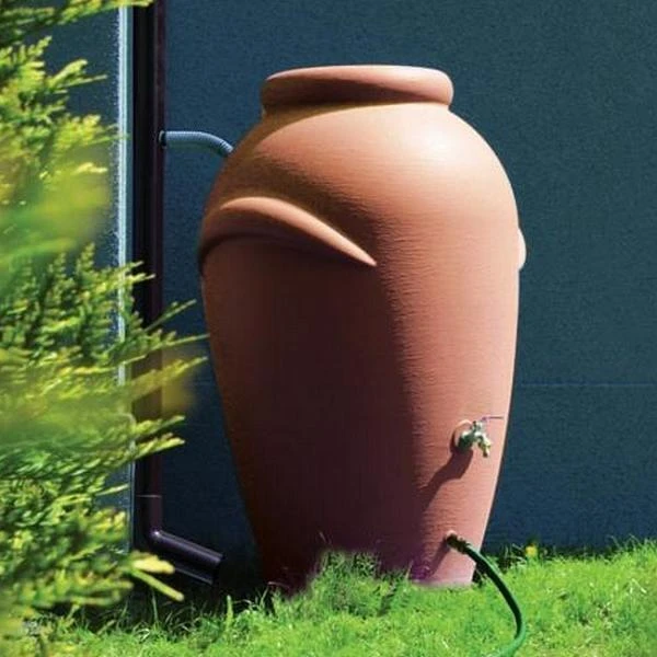 Regenton Terracotta - 360 Liter 2 Regenton Terracotta - 360 Liter - Afbeelding 2
