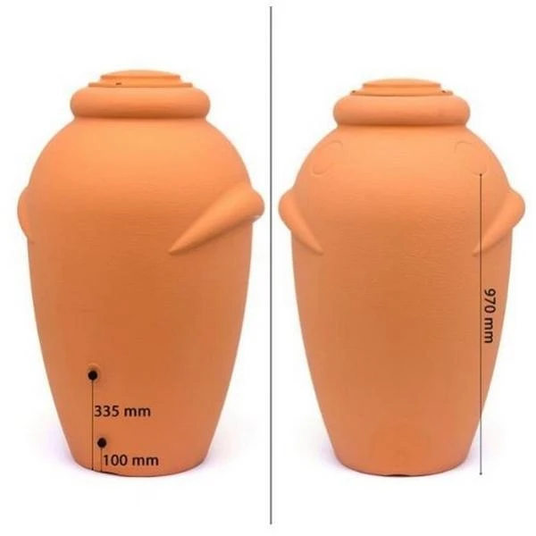 Regenton Terracotta - 360 Liter 4 Regenton Terracotta - 360 Liter - Afbeelding 4