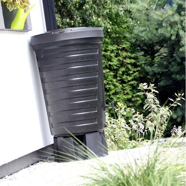 Regenton Zwart - 210 Liter 2 Regenton Zwart - 210 Liter - Afbeelding 2