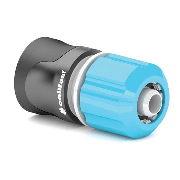 Cellfast Snelkoppeling Tuinslang/druppeldarm Met Waterstop - 1/2'' 1 Cellfast Snelkoppeling Tuinslang/druppeldarm Met Waterstop - 1/2''