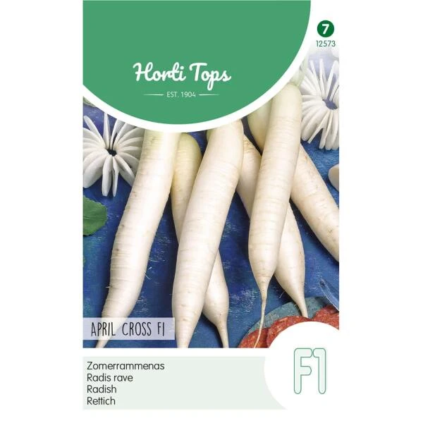 Zomerramenas April Cross F1 - Raphanus Sativus 1 Zomerramenas April Cross F1 - Raphanus Sativus
